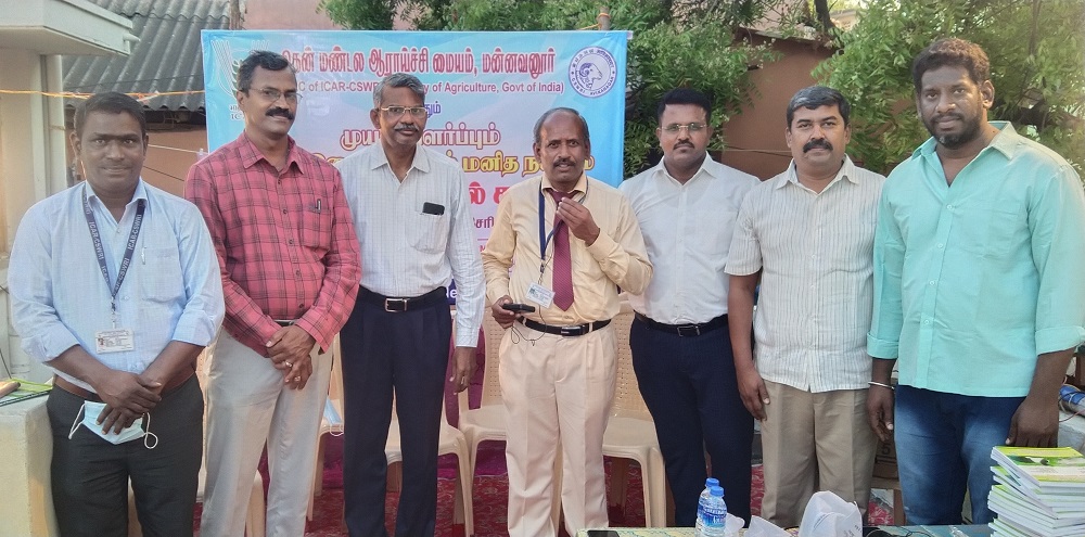 Southern Regional Research Centre (SRRC) organized Scientists –Farmers interface meets at Puducherry (UT) and Chidambaram (TN)